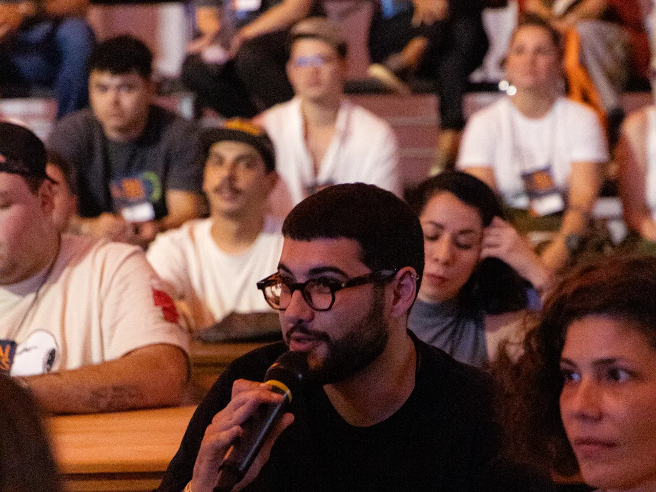 Participação do público no palco