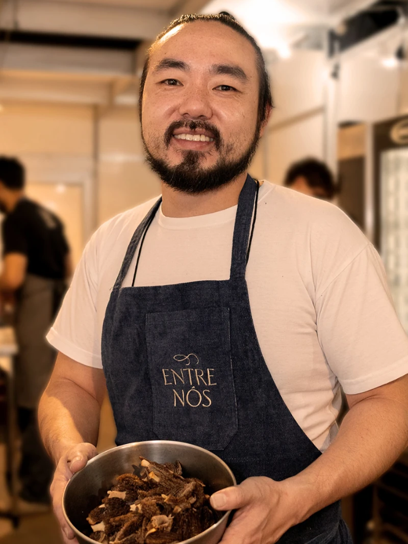 Chef em ação durante a edição 2025