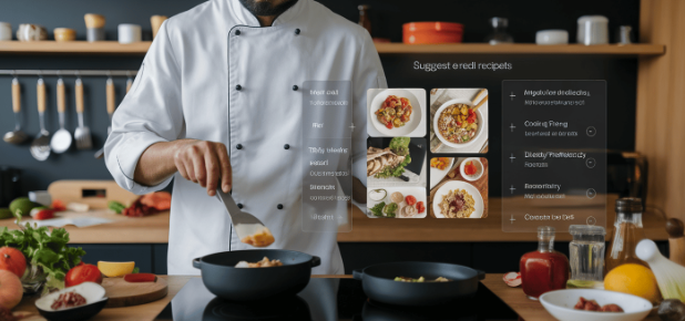 Imagem: chef de cozinha com IA, artificial-inteligencia.com