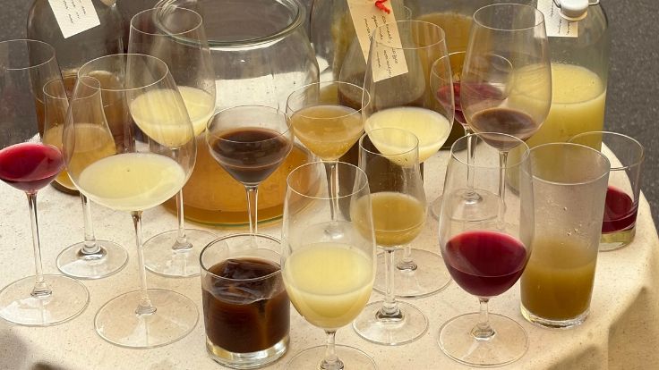 Imagem: Seleção de bebidas fermentadas do restaurante Boreal em Helsinki - Michelin Guide